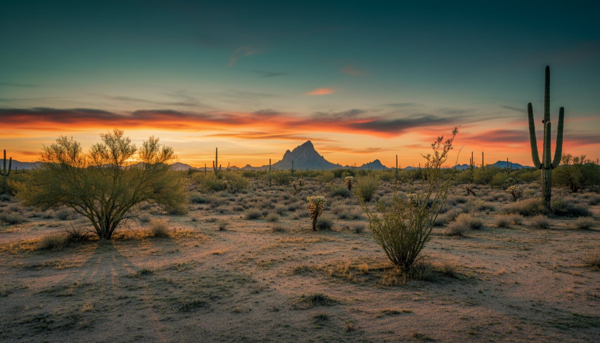 Dusk study of the Grayhawk landscape