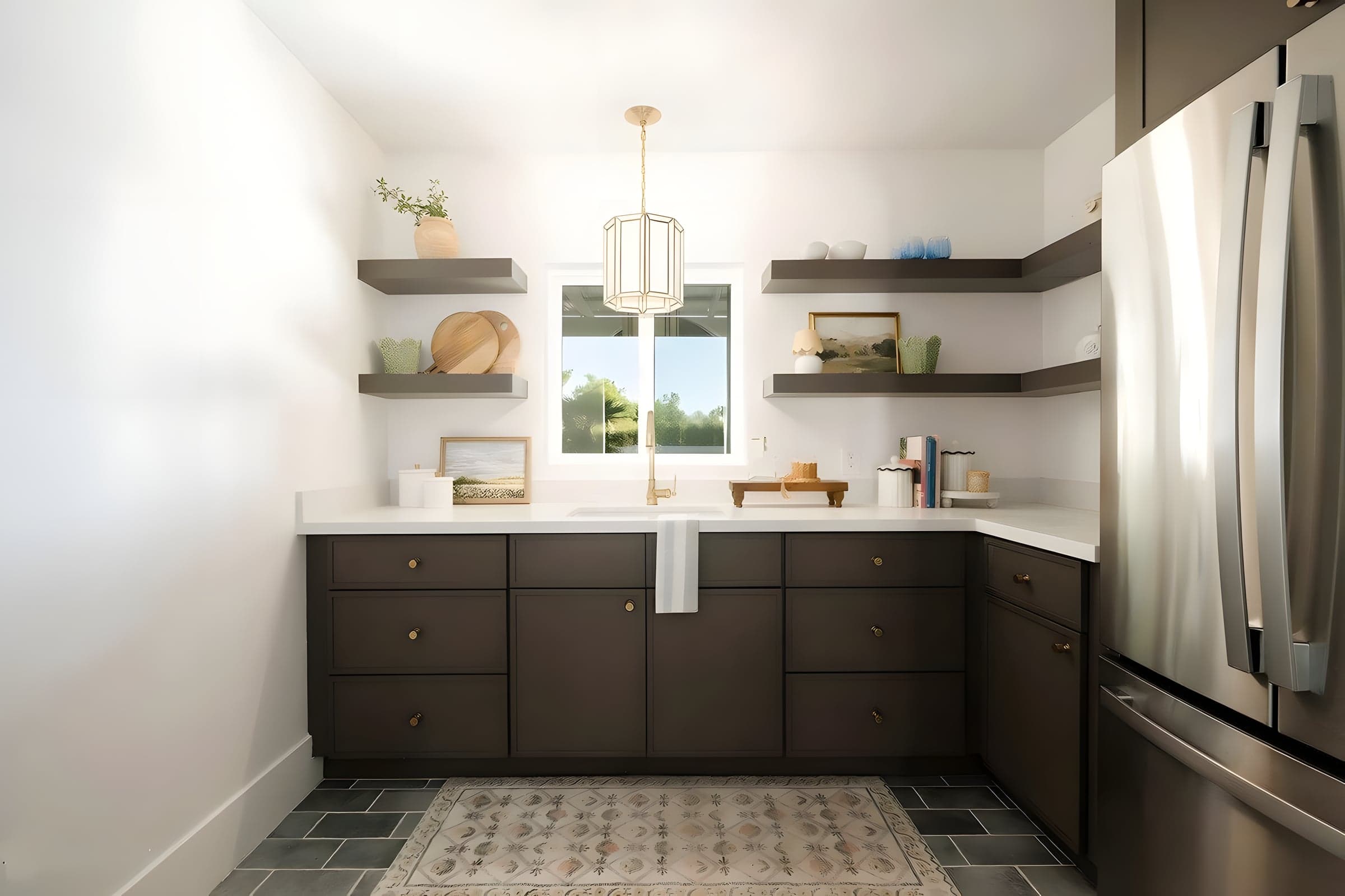 Clean lines and warm tones bring this mid-century McCormick Ranch home into the present without losing its character.