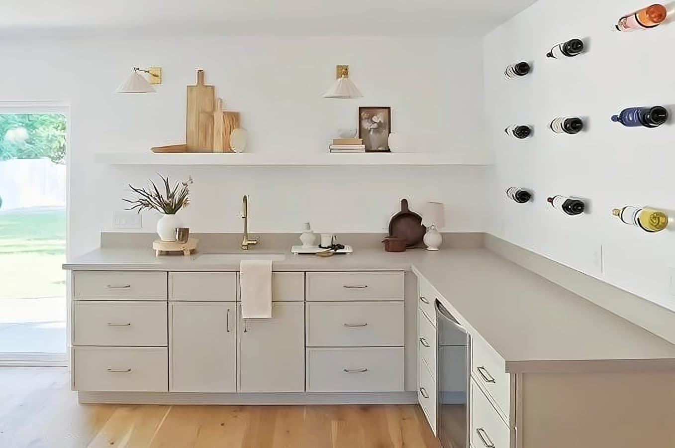 Custom Wet Bar & Wine Wall