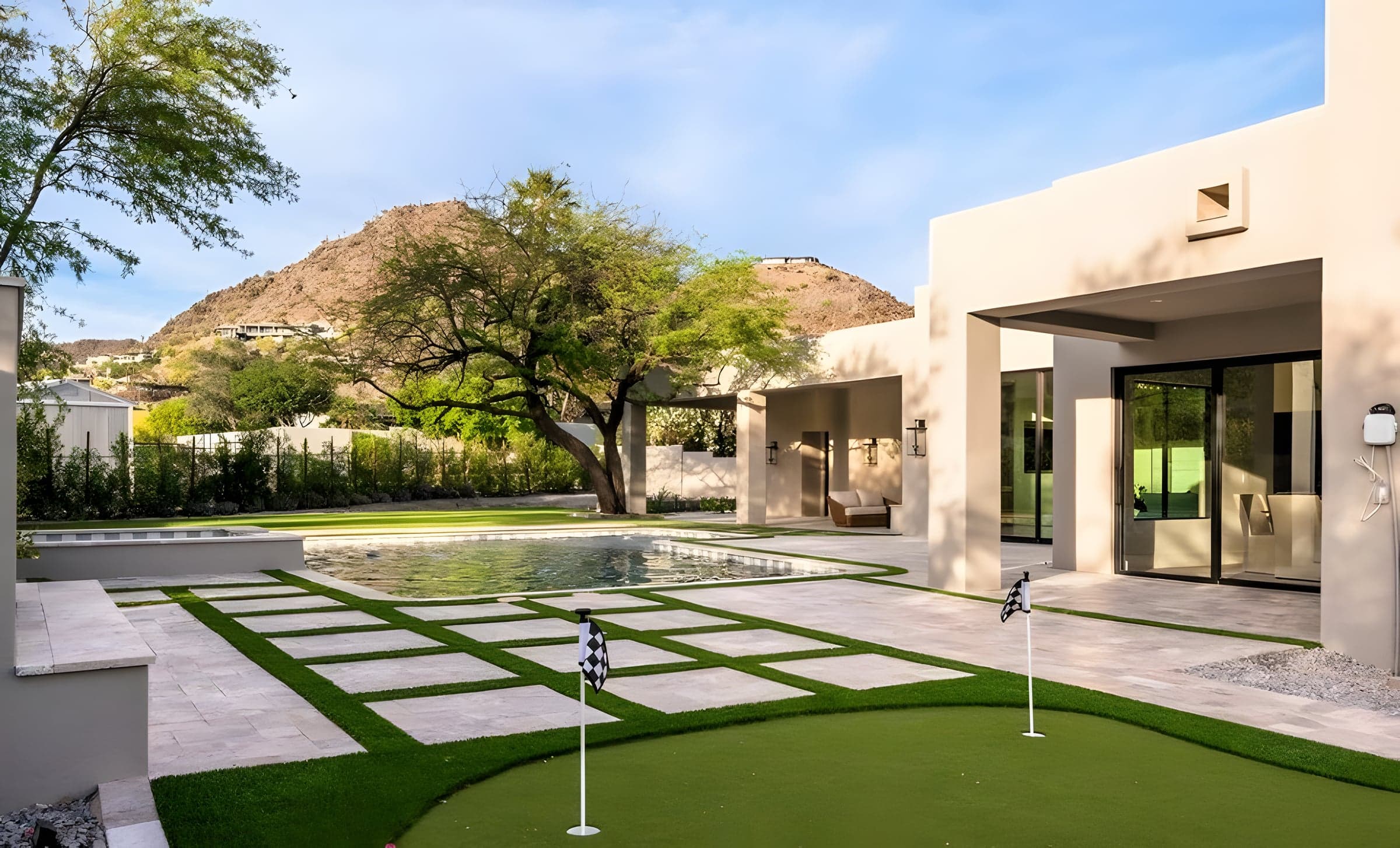 Pool with Mountain Views