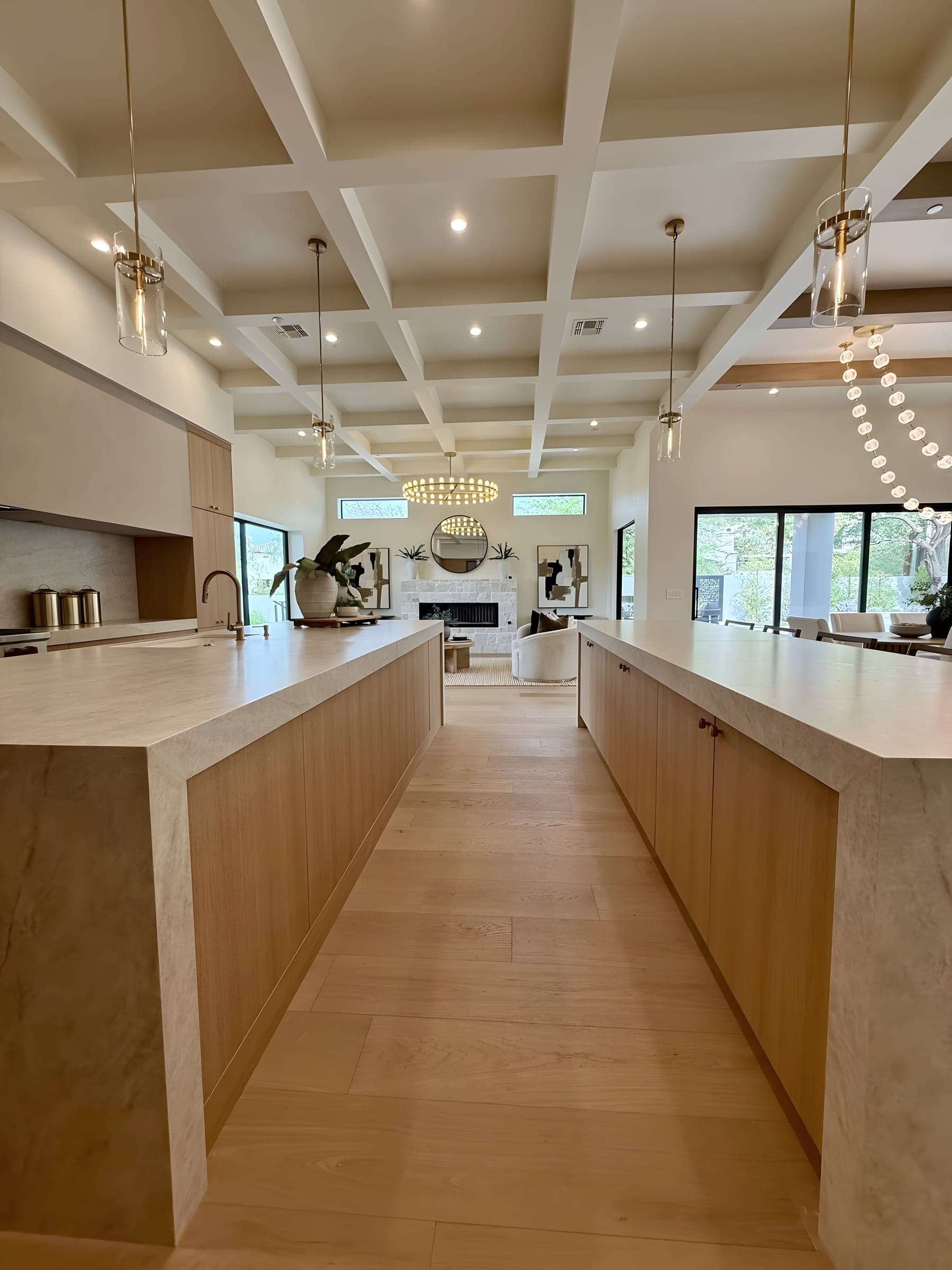 Kitchen to Living Sightline